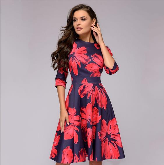 Vintage Elegant Ladies Dress