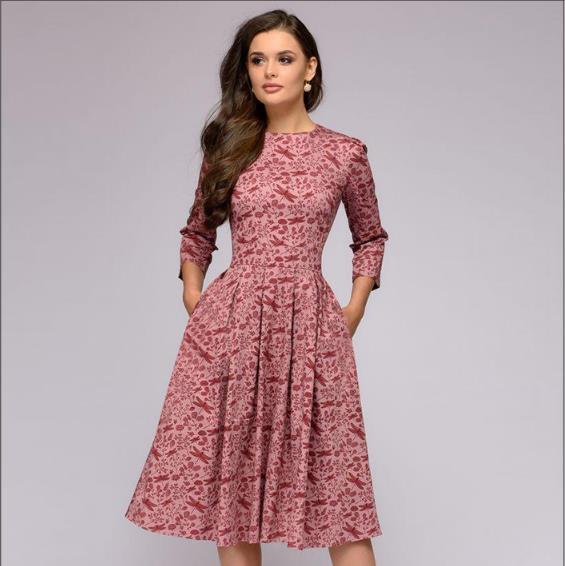 Vintage Elegant Ladies Dress