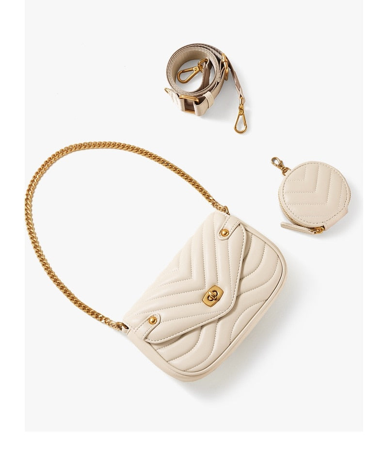 Leather Shoulder Bag For Women