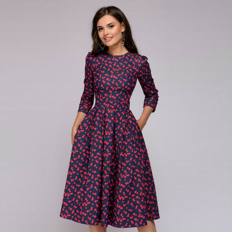 Vintage Elegant Ladies Dress
