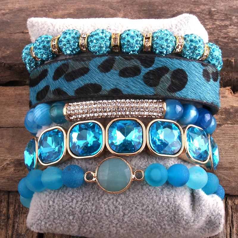 leopard Leather Bracelet