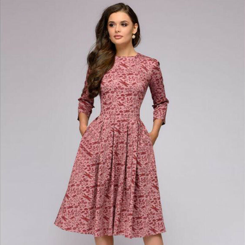Vintage Elegant Ladies Dress
