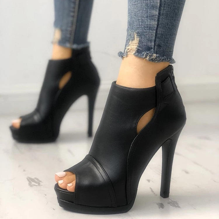 Women Shoes Heel Boots