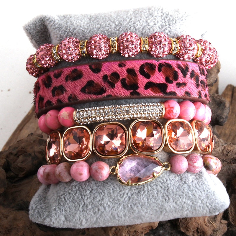 leopard Leather Bracelet