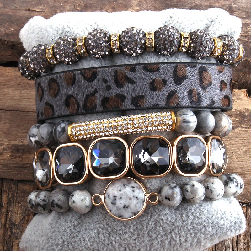 leopard Leather Bracelet