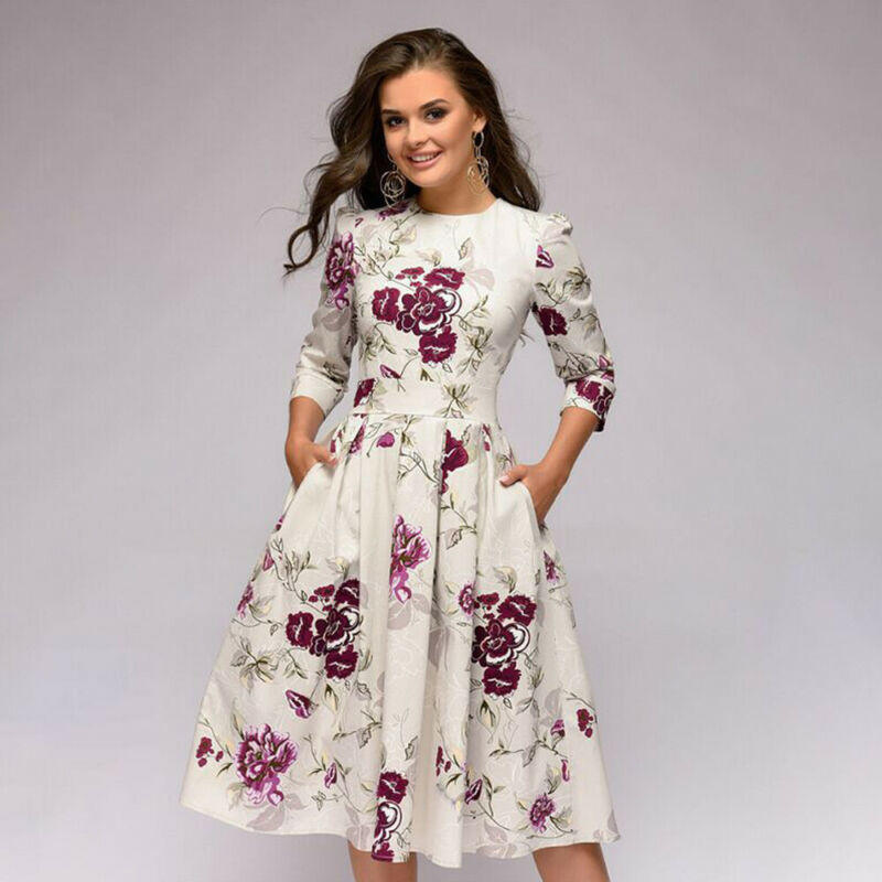 Vintage Elegant Ladies Dress