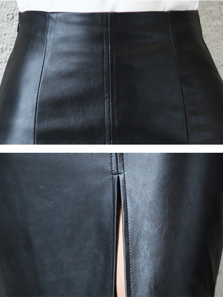 Leather Skirt Women