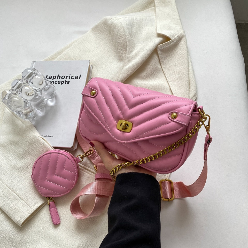 Leather Shoulder Bag For Women