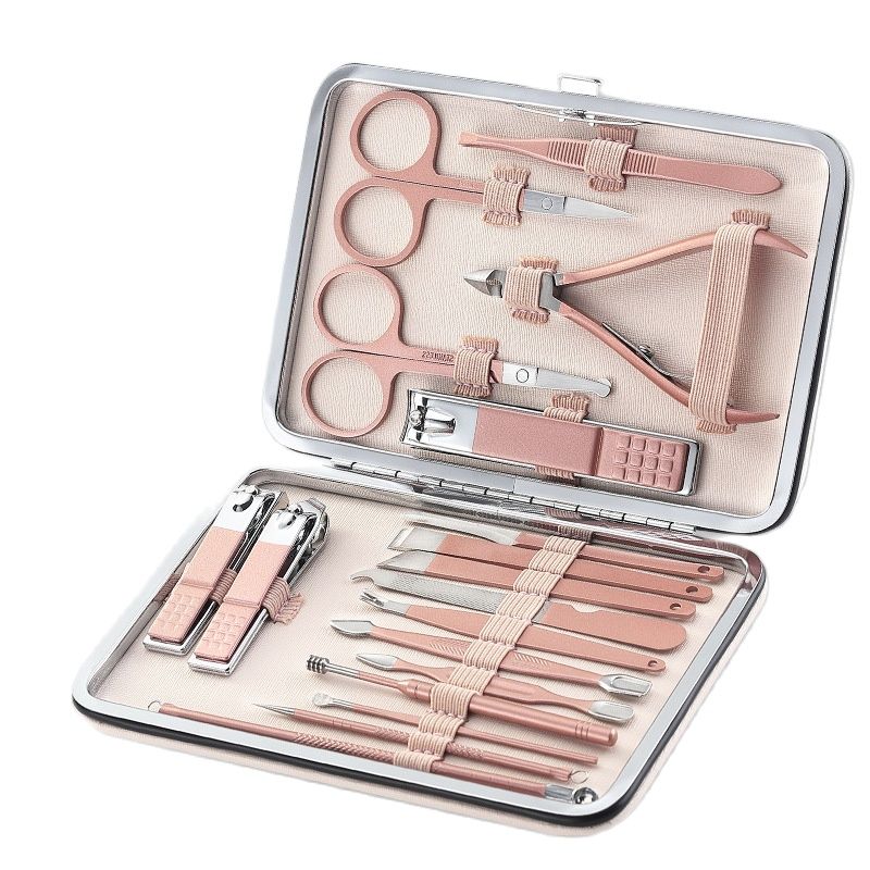 Steel Manicure set Professional nail clipper Kit
