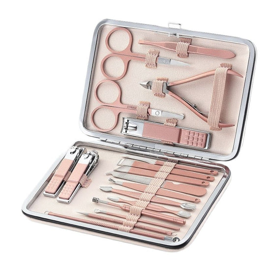 Steel Manicure set Professional nail clipper Kit
