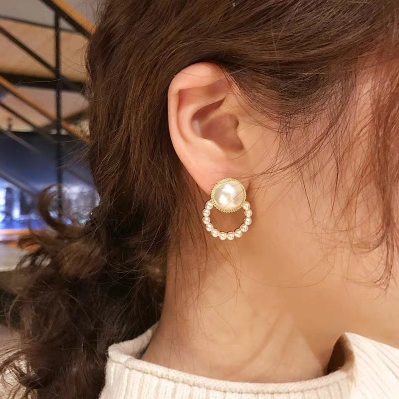 Earrings Fashion Sweet Pearl