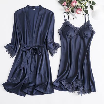 Sleepwear Women Summer Satin Nightwear