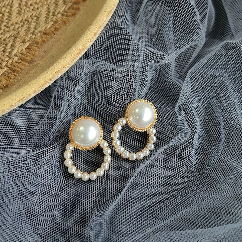 Earrings Fashion Sweet Pearl