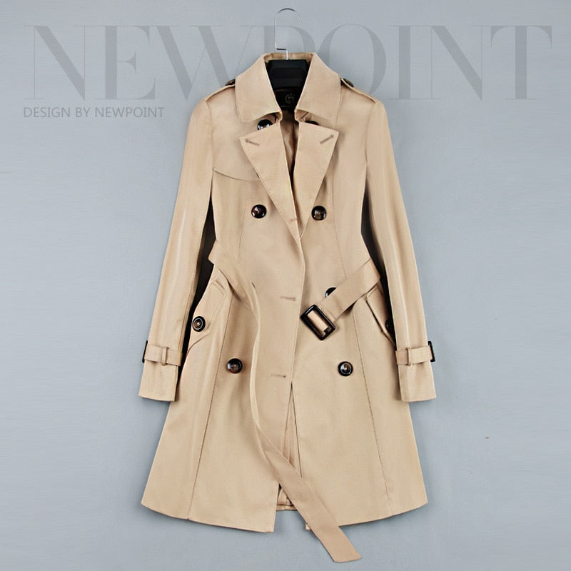 Trench Coat Women Khaki