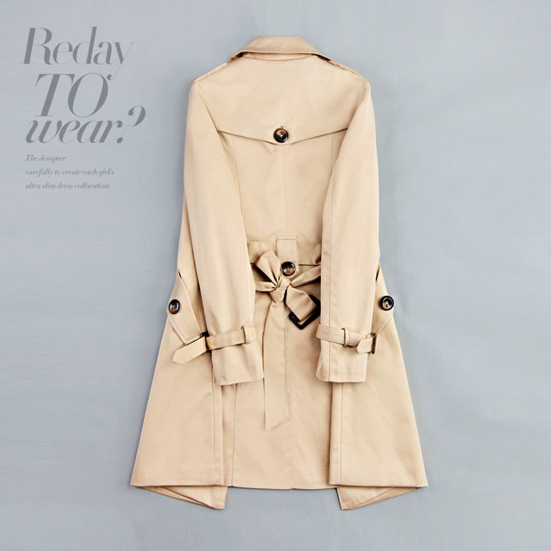 Trench Coat Women Khaki