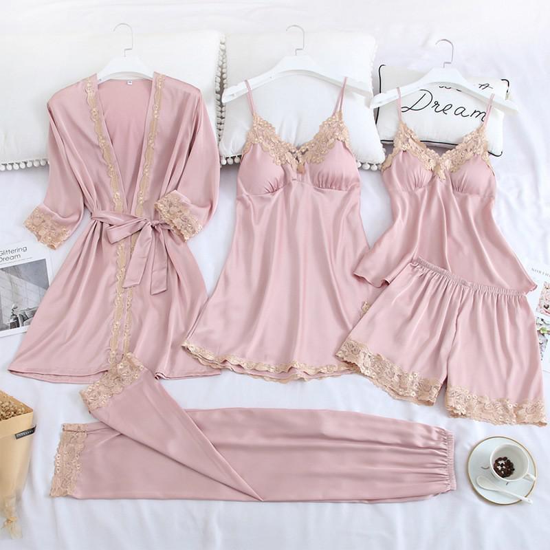 Sleepwear Women Summer Satin Nightwear