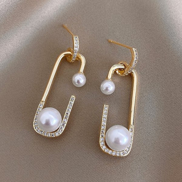 Earrings For Women Temperament Pearl Cherry