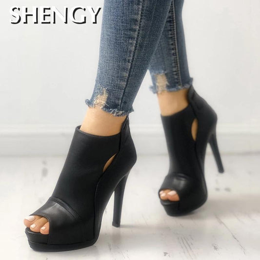 Women Shoes Heel Boots