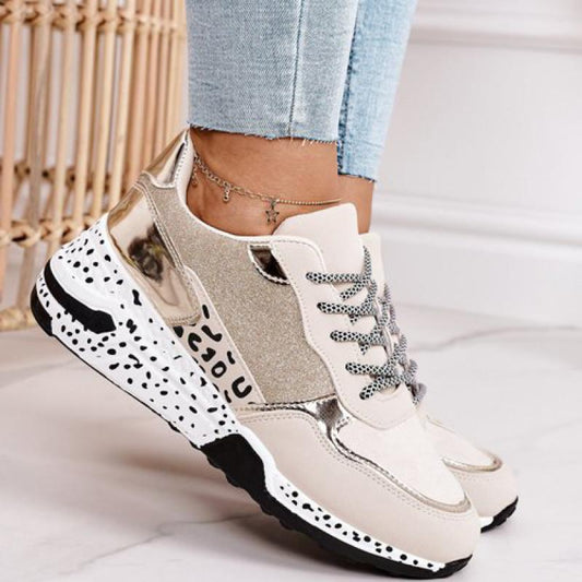 Women Sneakers Ladies Leopard Print Women